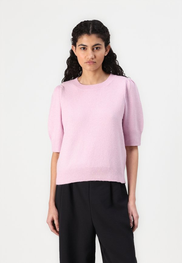 ONLY ONLRICA 2/4 PULLOVER KNT NOOS - Basic T-shirt - pastel lavender