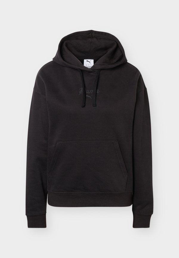 Puma SCRIPT COMFORT HOODIE - Hoodie - black