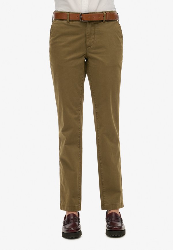 Superdry & Co MID RISE - Chinos - grey marl jaffa