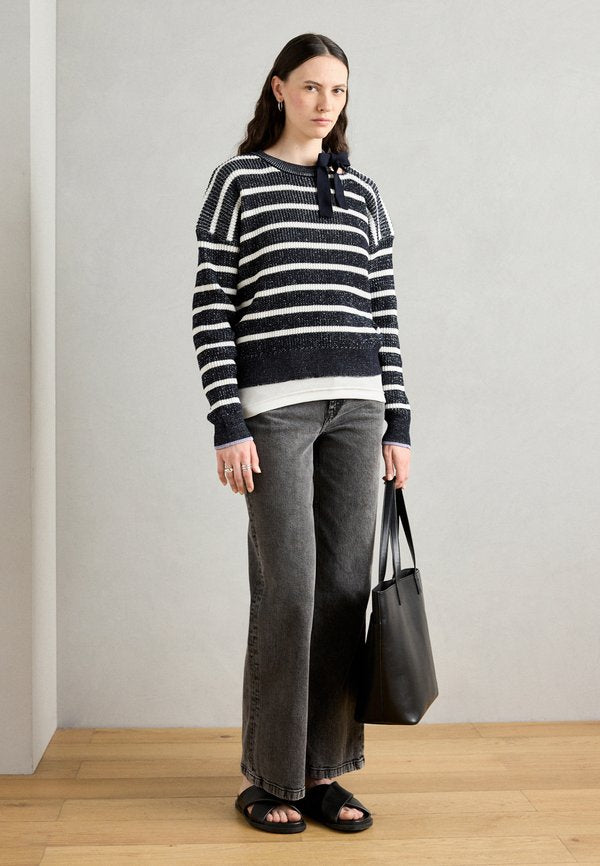 Scotch & Soda STRIPE TIE NECK