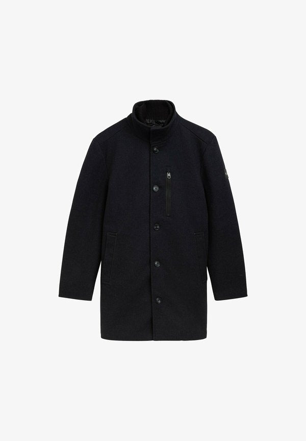 TOM TAILOR 2-IN-1 - Classic coat - dark blue small herringbone