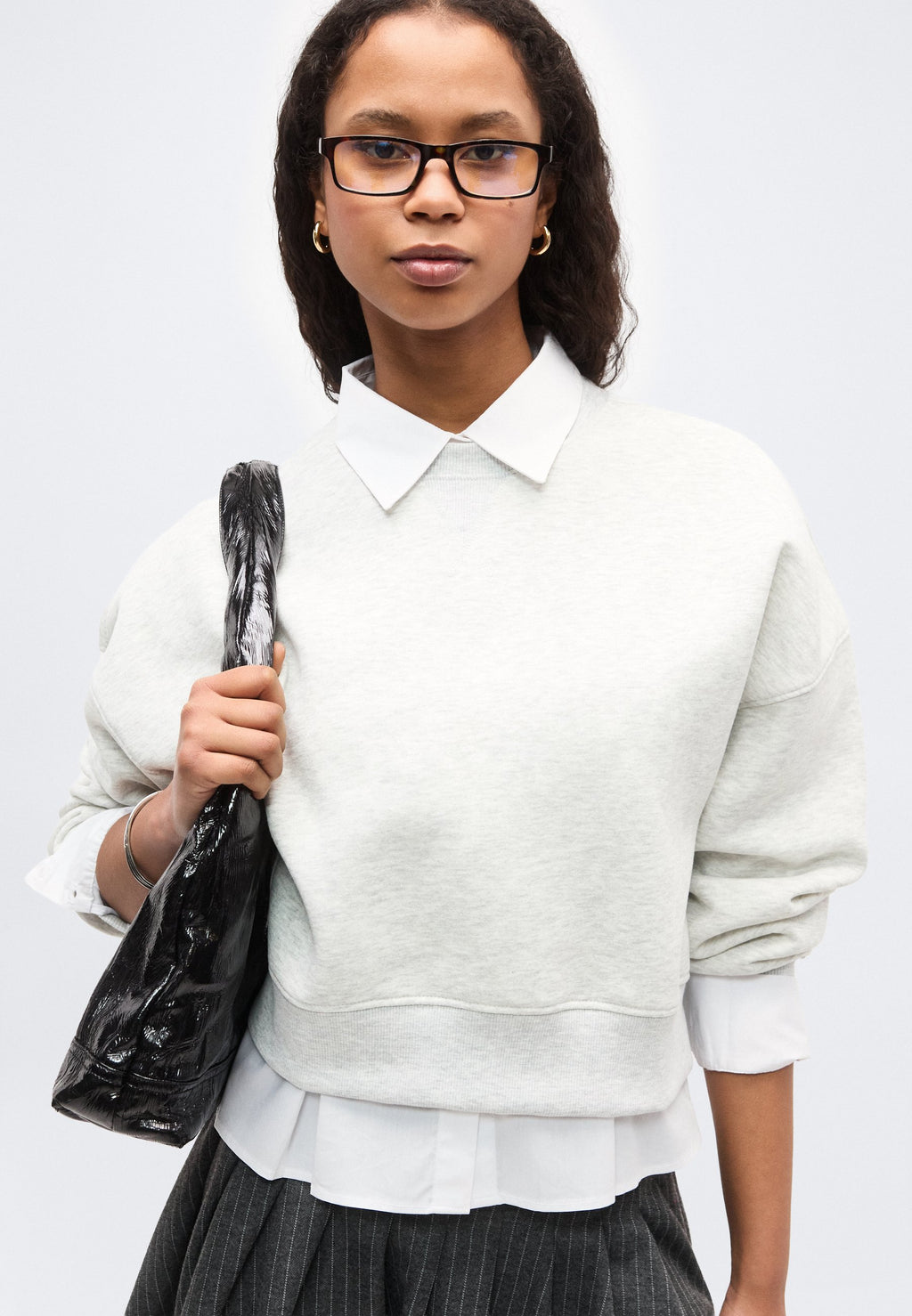 Gina Tricot CROP CREWNECK