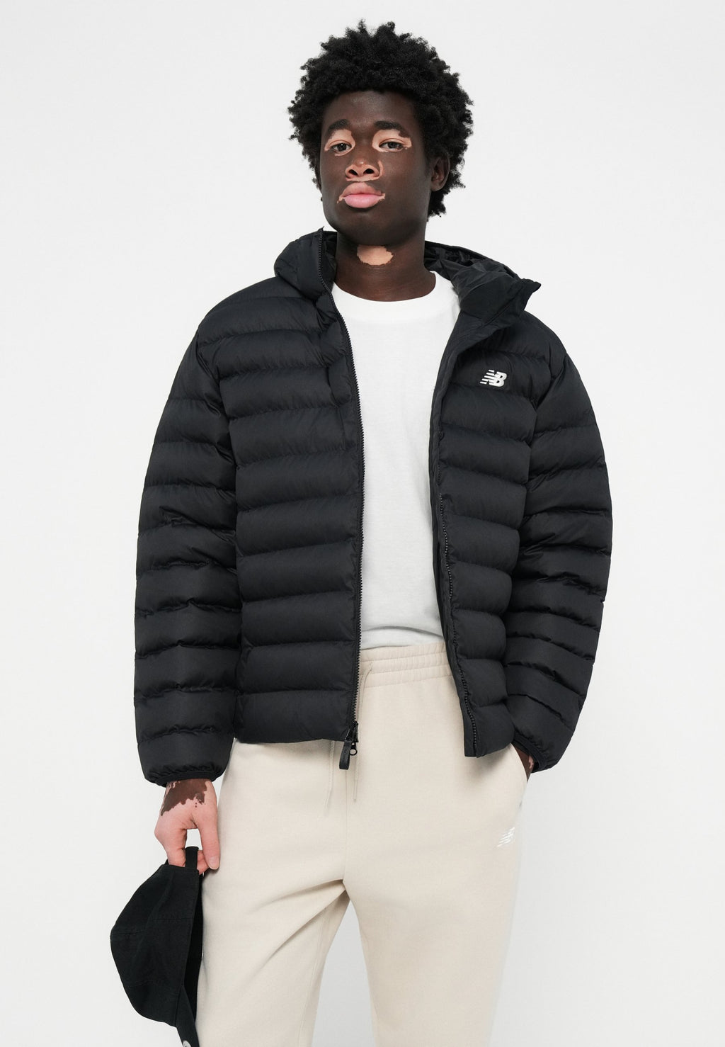New Balance HOODED PUFFER JACKET
