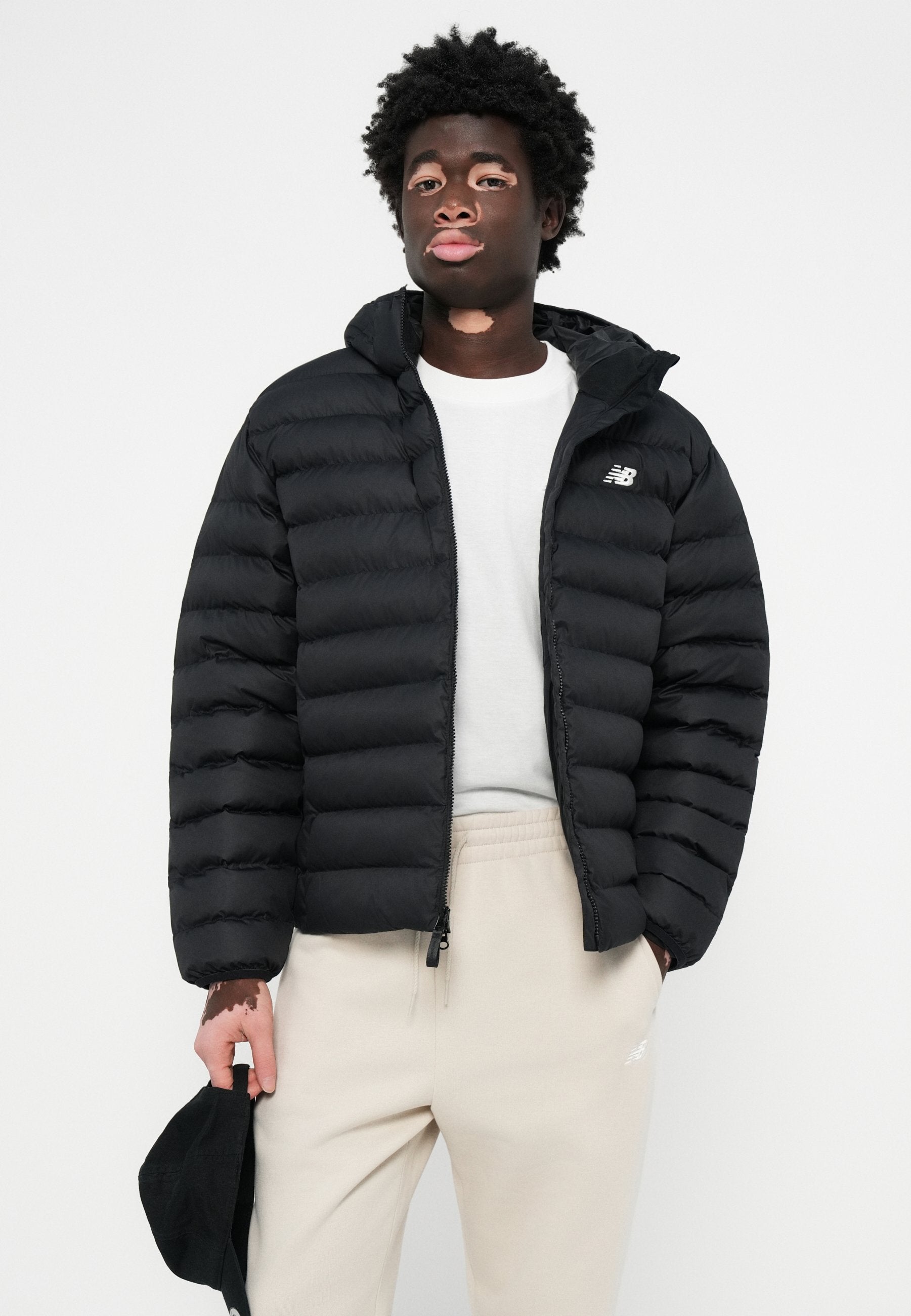 New Balance HOODED PUFFER JACKET