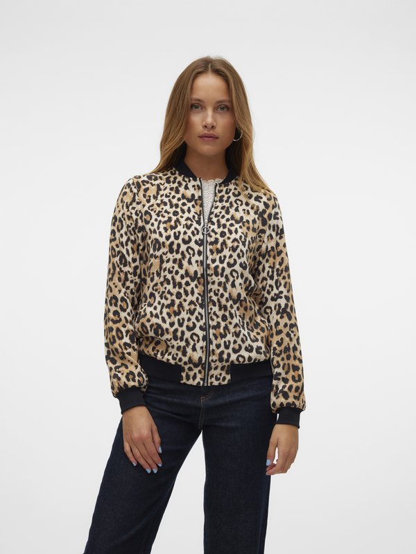 Vero Moda VMCOCO - Bomber Jacket - silver mink