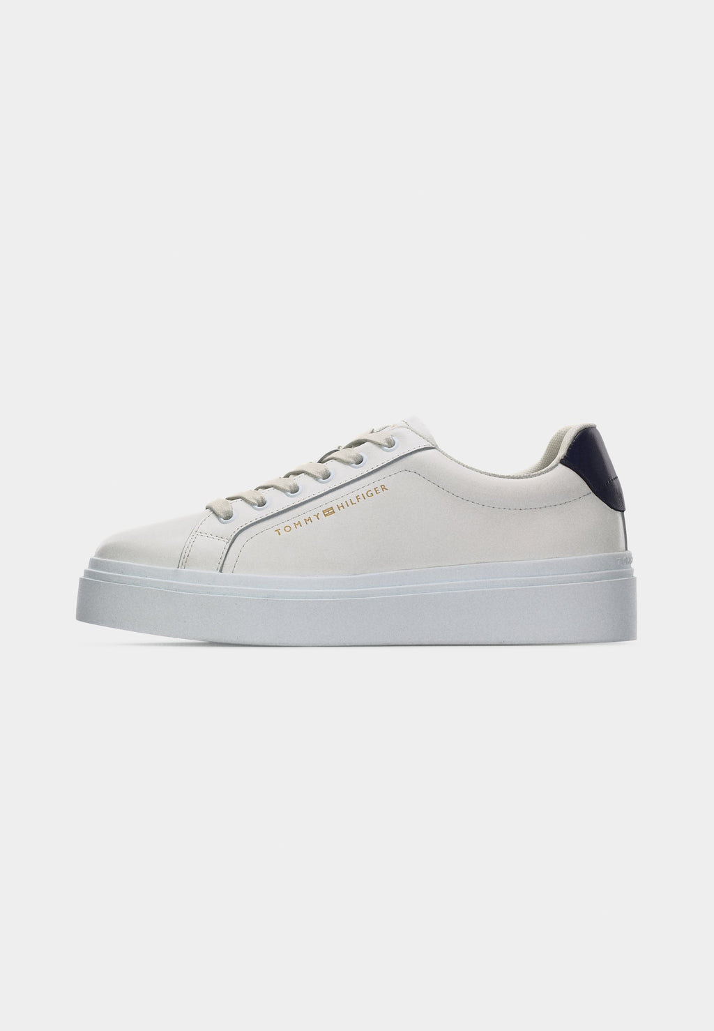 LOGO LEATHER PLATFORM CUPSOLE TRAINERS Media 2