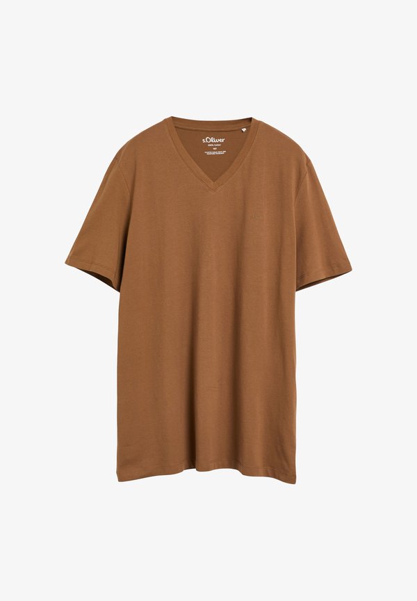 s.Oliver T-SHIRT - Basic T-shirt - dunkelbraun