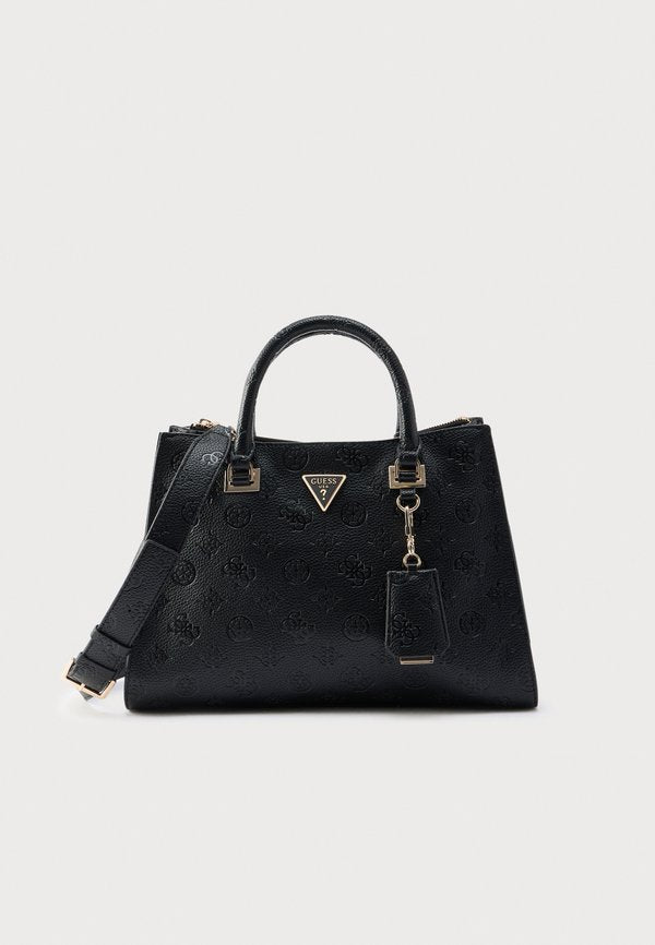 Guess CRESIDIA SOCIETY SATCHEL - Handbag - black
