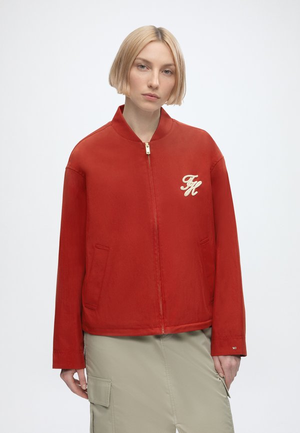 Tommy Hilfiger BOMBER JACKET - Bomber Jacket - dark magma