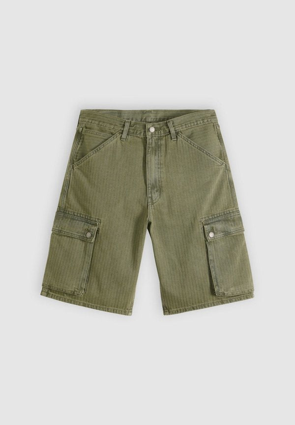 Levi's® 478® BAGGY CARGO SHORTS - Denim shorts - khaki
