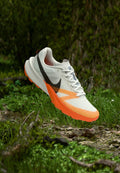 Nike Performance TERRA KIGER 10 - Trail running shoes - summit white/black/total orange/safety orange