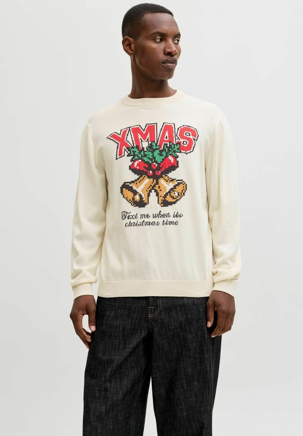 Jack & Jones Knitted X-mas Knitted - Jumper - sea salt