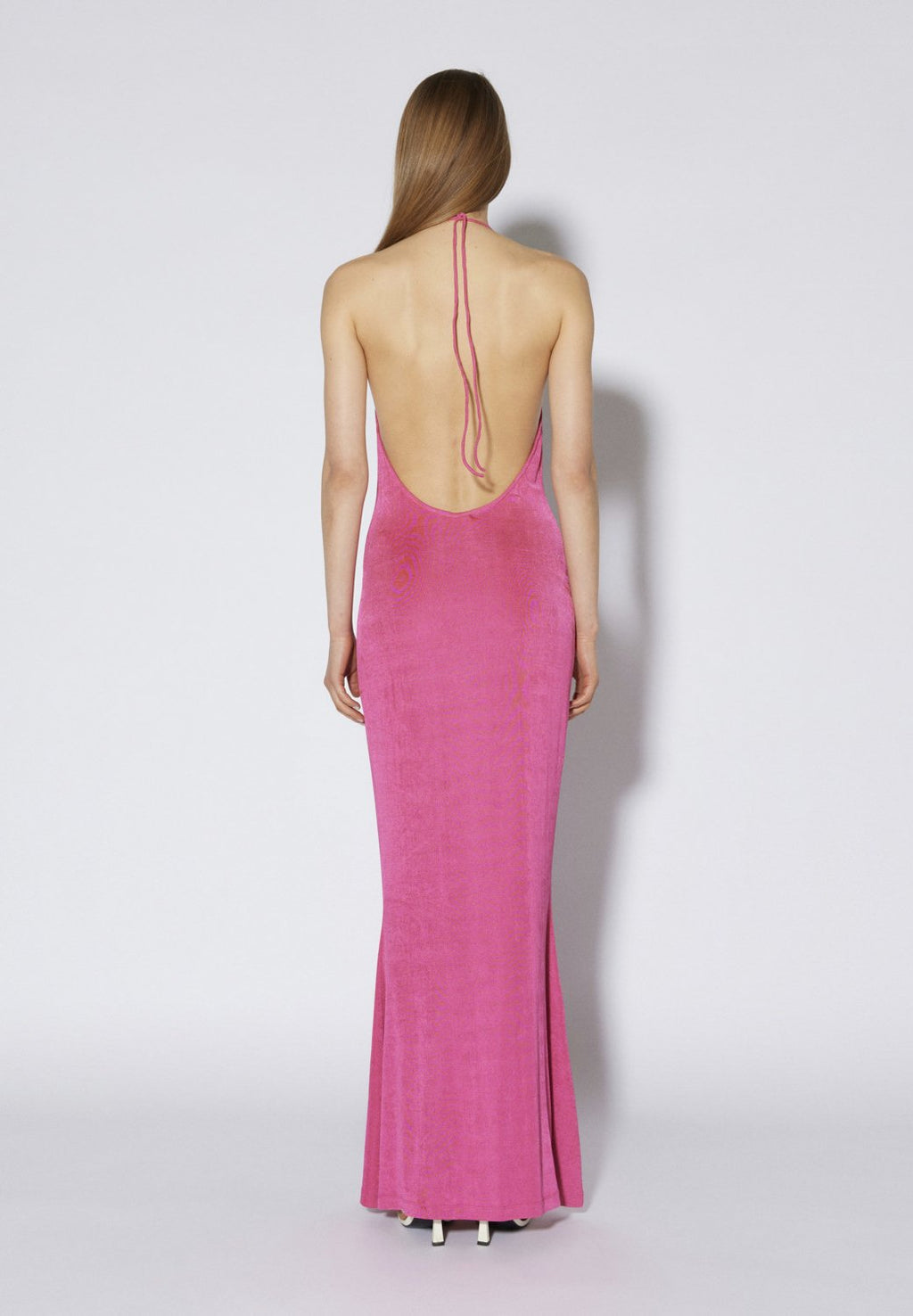 SOMETHINGNEW SNANNE HALTERNECK MAXI DRESS