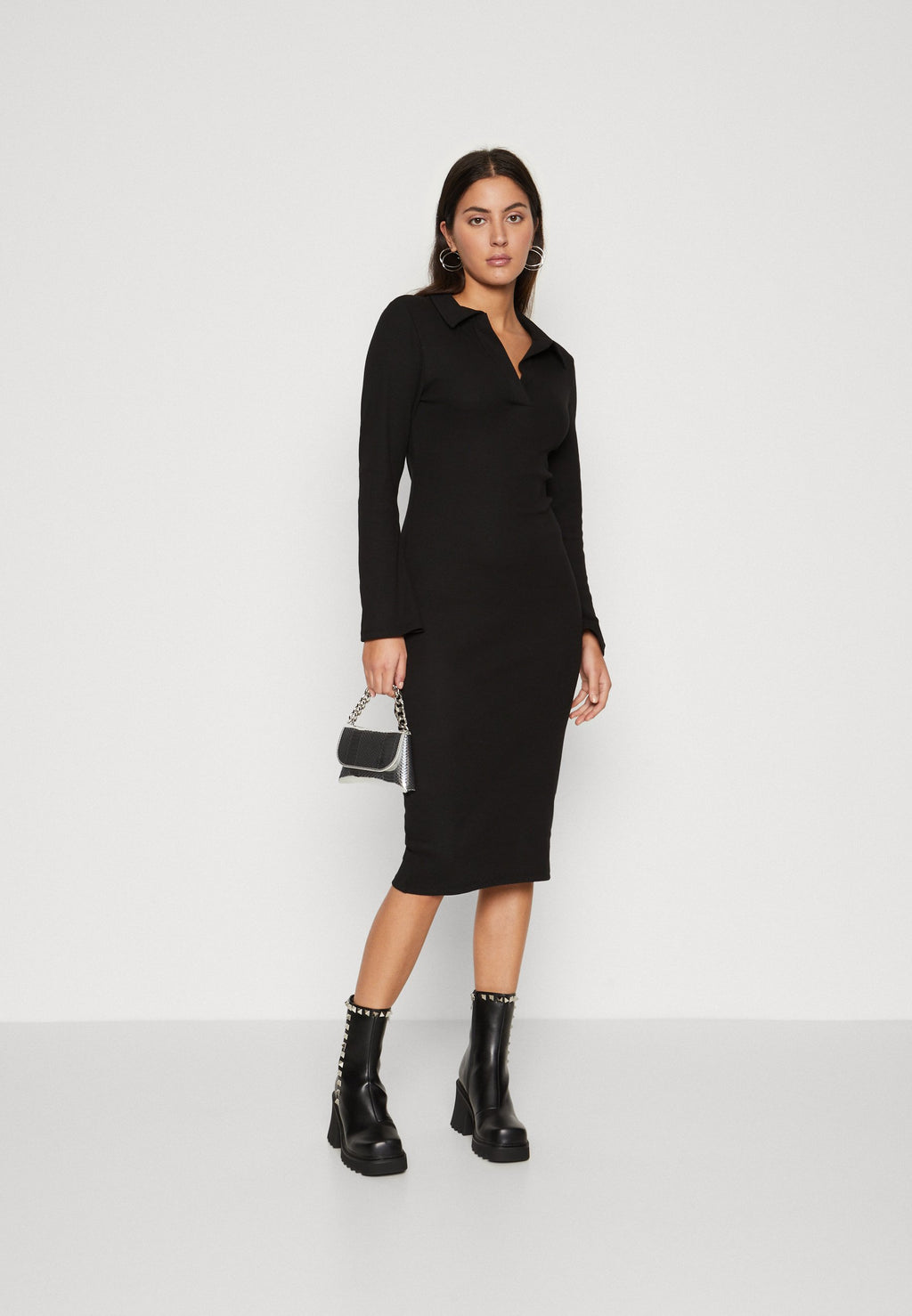 ONLY ONLCARI V NECK DRESS
