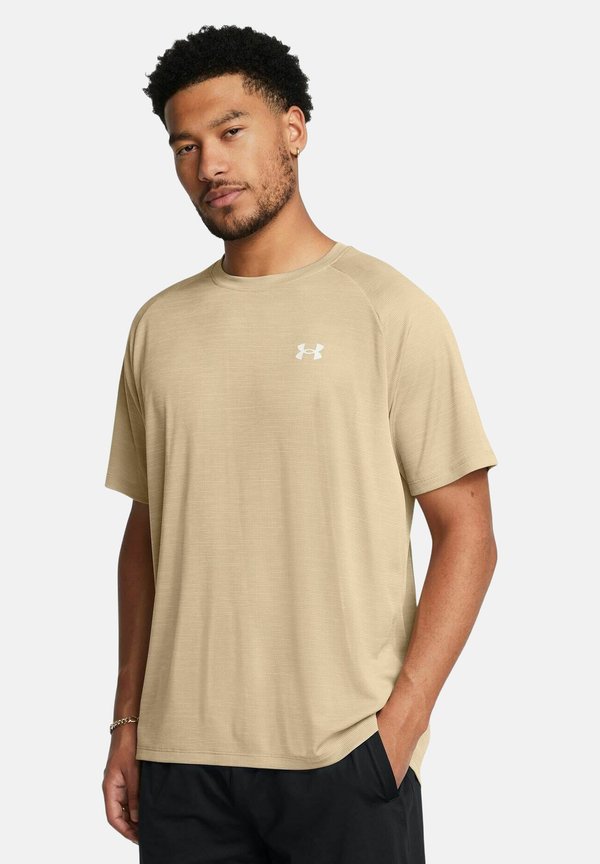 Under Armour TECH TEXTURED - Basic T-shirt - beige