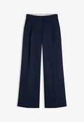 Tommy Hilfiger WIDE LEG - Trousers - dark night navy