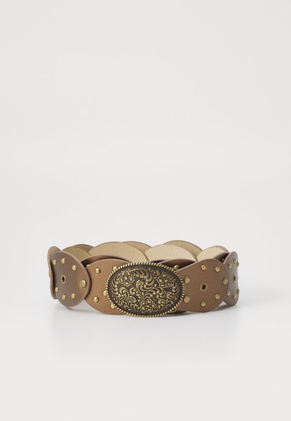 ONLY ONLGLADIATOR STUDDED WAIST BELT - Waist belt - copper colour/antique gold-coloured