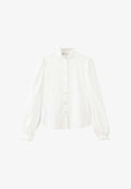 Mango ADULT - Button-down blouse - white
