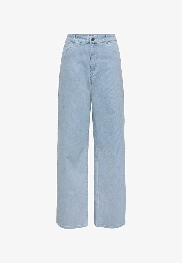 ONLY Wide-leg ONLRINE Wide Leg Fit - Trousers - light blue denim