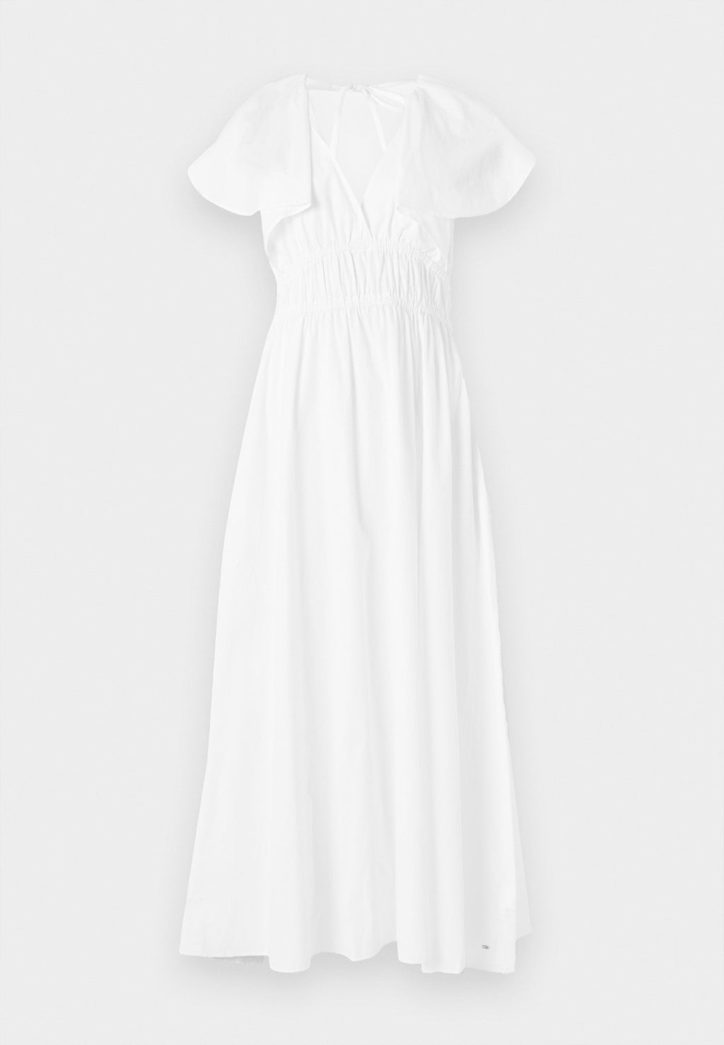 FRILLED SLEEVE MIDI DRESS Media 1