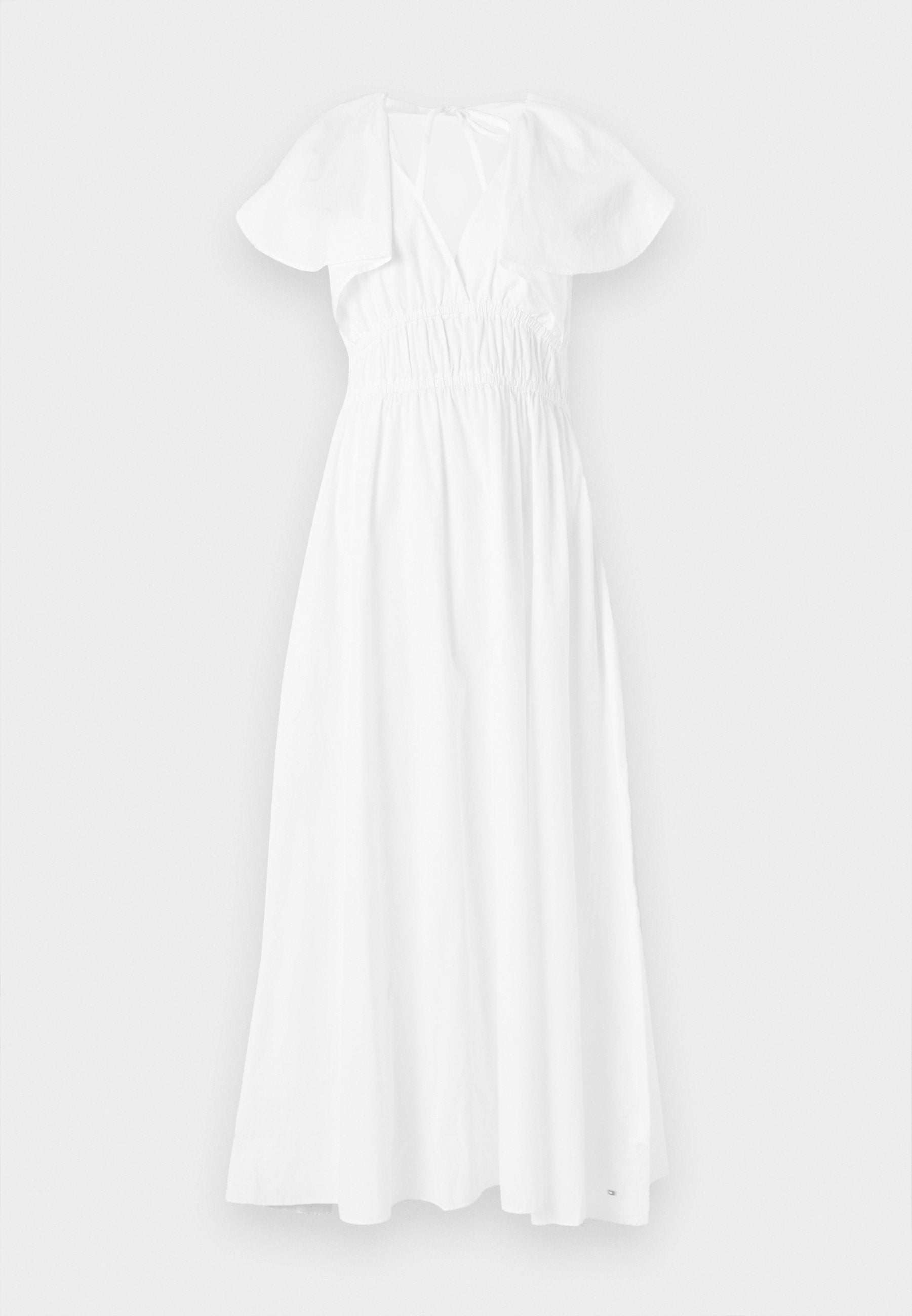 FRILLED SLEEVE MIDI DRESS Media 1