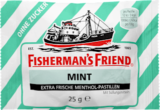 Pastillen, mint, Minze, zuckerfrei Fisherman's Friend