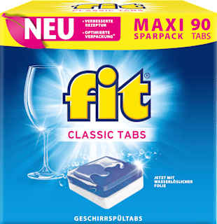 Spülmaschinen-Tabs Classic Maxi-Sparpack fit