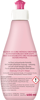Spülmittel Hibiskus & Roter Pfeffer fit