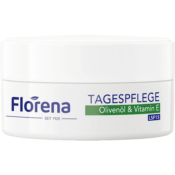 Tagescreme Olivenöl & Vitamin E LSF 15 Florena