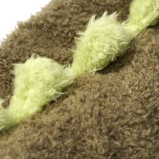 Handpuppe Krokodil, grün + braun fluffies