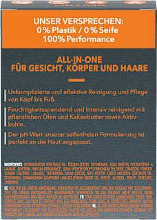 Festes Duschgel Men mit Aktivkohle 3in1 Foamie