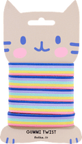 Gummi-Twist Rainbow, mehrfarbig (21,5x11,5x1,5 cm) folia