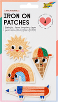 Textil Patches-Set Back to Summer, mehrfarbig (0,3x12,5x22 cm)  folia