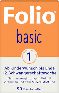 Basic 1 Folsäure Mini-Tabletten Folio