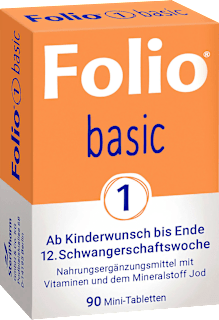 Basic 1 Folsäure Mini-Tabletten Folio