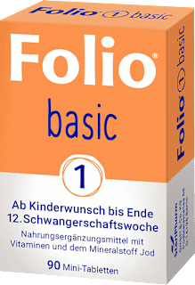 Basic 1 Folsäure Mini-Tabletten Folio