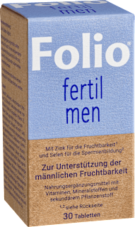 Fertil men Folsäure Tabletten 30 Stück Folio