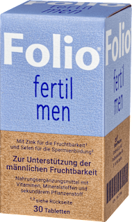 Fertil men Folsäure Tabletten 30 Stück Folio