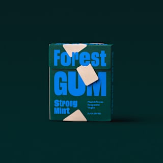 Kaugummi Strong Mint zuckerfrei  Forest GUM