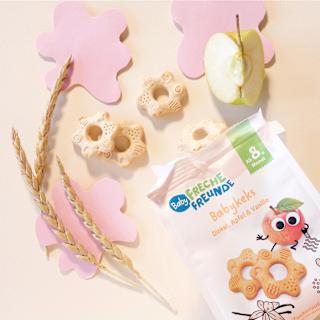 Babykekse Dinkel, Apfel & Vanille ab dem 8. Monat  Freche Freunde