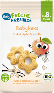 Babykekse Dinkel, Apfel & Vanille ab dem 8. Monat  Freche Freunde