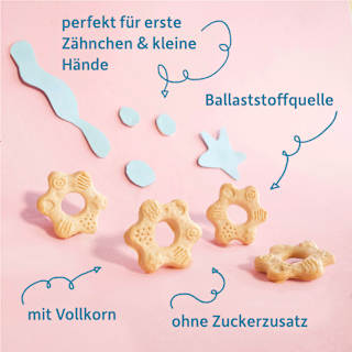Babykekse Dinkel, Apfel & Vanille ab dem 8. Monat  Freche Freunde