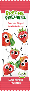 Fruchtriegel Apfel & Erdbeere ab 3 Jahren Freche Freunde