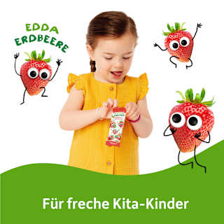 Fruchtriegel Apfel & Erdbeere ab 3 Jahren Freche Freunde