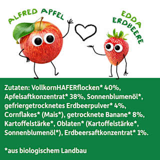 Fruchtriegel Apfel & Erdbeere ab 3 Jahren Freche Freunde