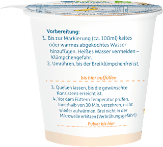Getreidebrei Milch Grieß & Banane ab dem 6. Monat Freche Freunde