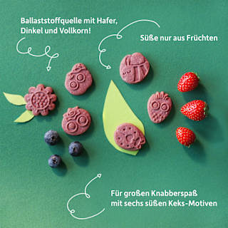 Kinderkekse Apfel & Beeren ab 3 Jahren Freche Freunde