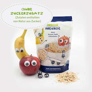 Kindermüsli Banane, Apfel & Blaubeere ab 1 Jahr Freche Freunde