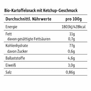 Kindersnack Bunte Chips Ketchup Style, für Schulkinder  Freche Freunde