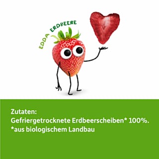 Kindersnack Fruchtchips Erdbeere, ab 3 Jahre Freche Freunde